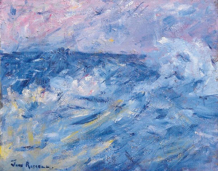 John Peter Russell Stormy Sky and Sea, Belle Ile, off Brittany china oil painting image